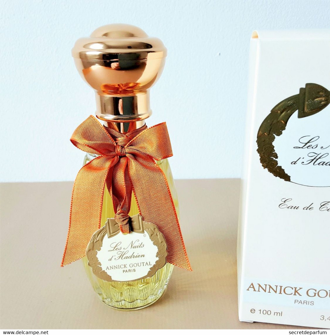 FLACON De Parfum Neuf   ANNICK GOUTAL EDT    LES NUITS D'HADRIEN    FLACON TRANSPARENT  100 Ml + Boite - Femme