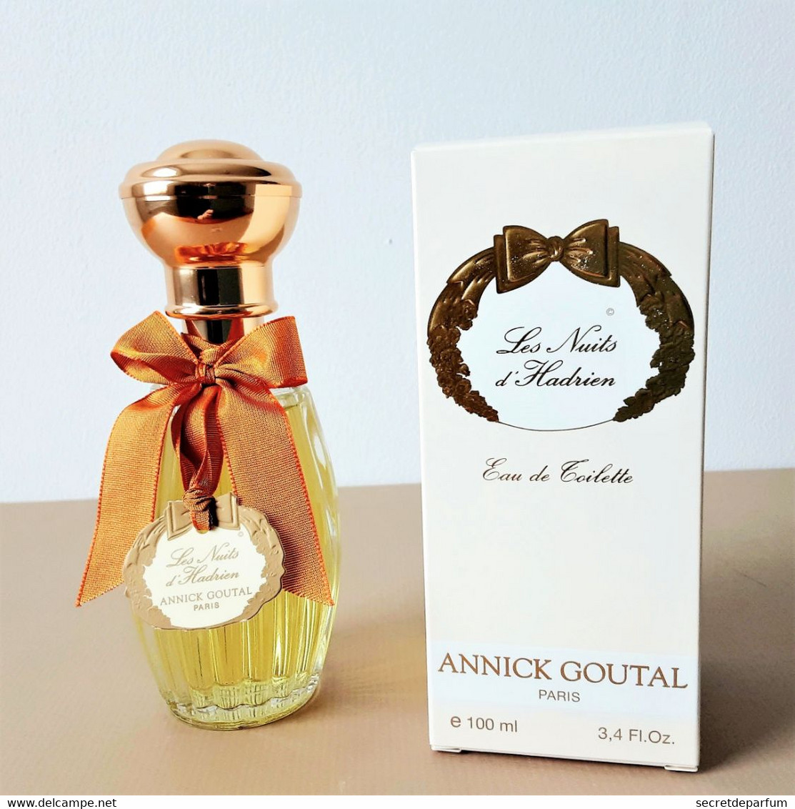 FLACON De Parfum Neuf   ANNICK GOUTAL EDT    LES NUITS D'HADRIEN    FLACON TRANSPARENT  100 Ml + Boite - Femme