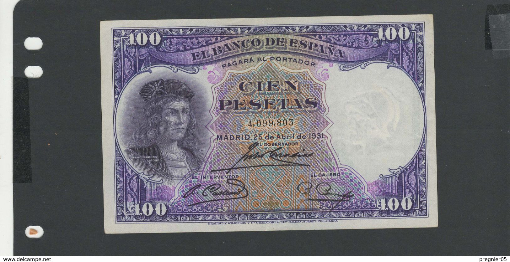ESPAGNE - Billet 100 Pesetas 1931 PrNEUF/AUNC Pick-083 - 100 Pesetas