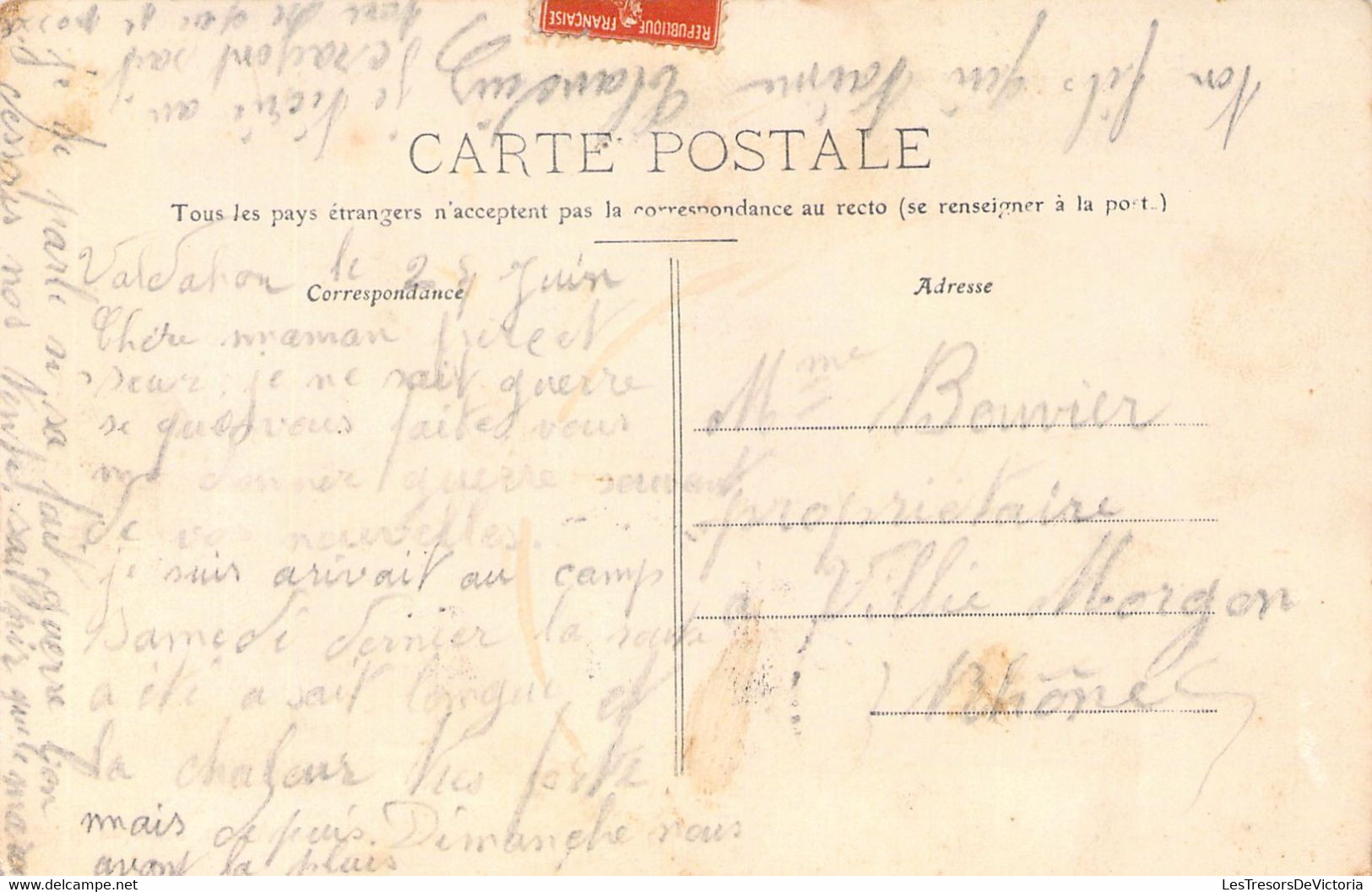 MILITARIA - LE VALDAHON - Le Camp D'instruction - 21e Régiment - Carte Postale Ancienne - Regimientos
