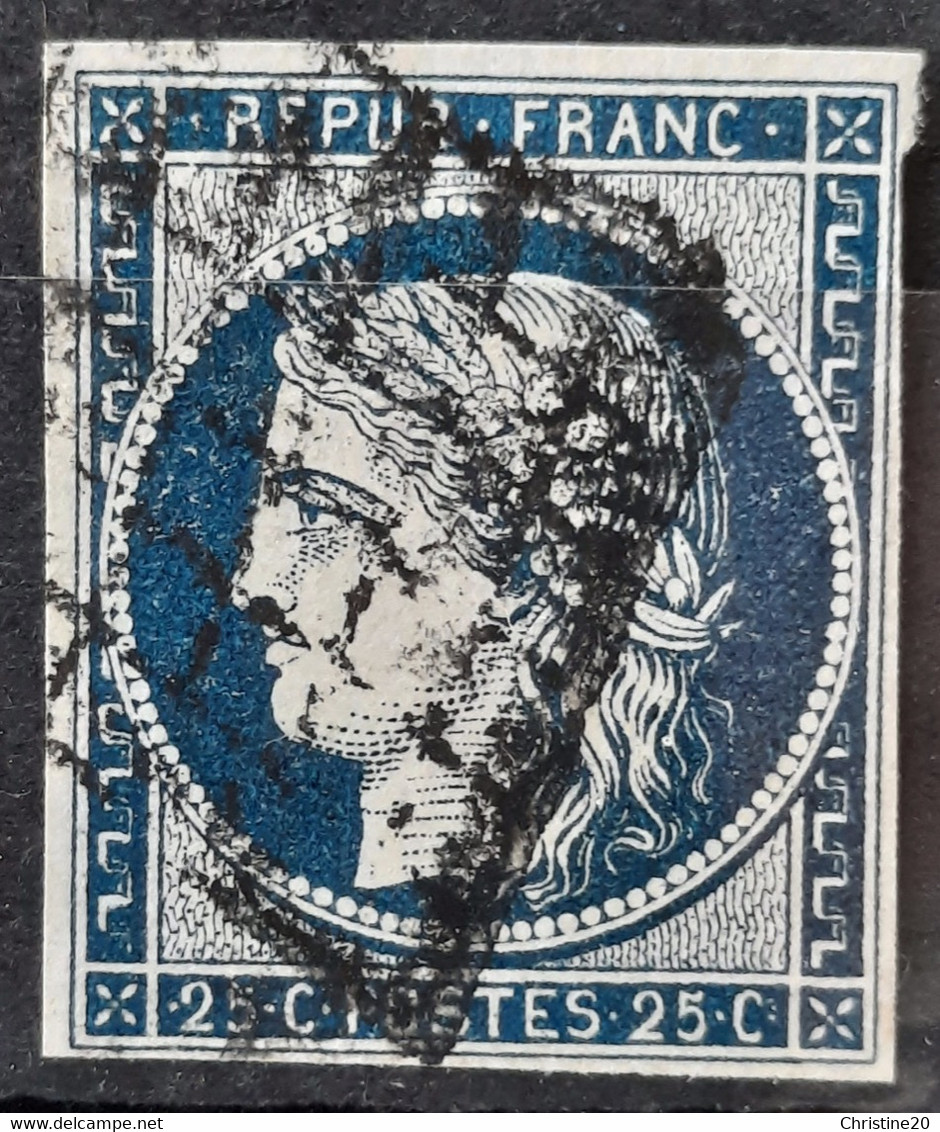 France 1850 N°4a Ob TB Cote 75€ - 1849-1850 Ceres