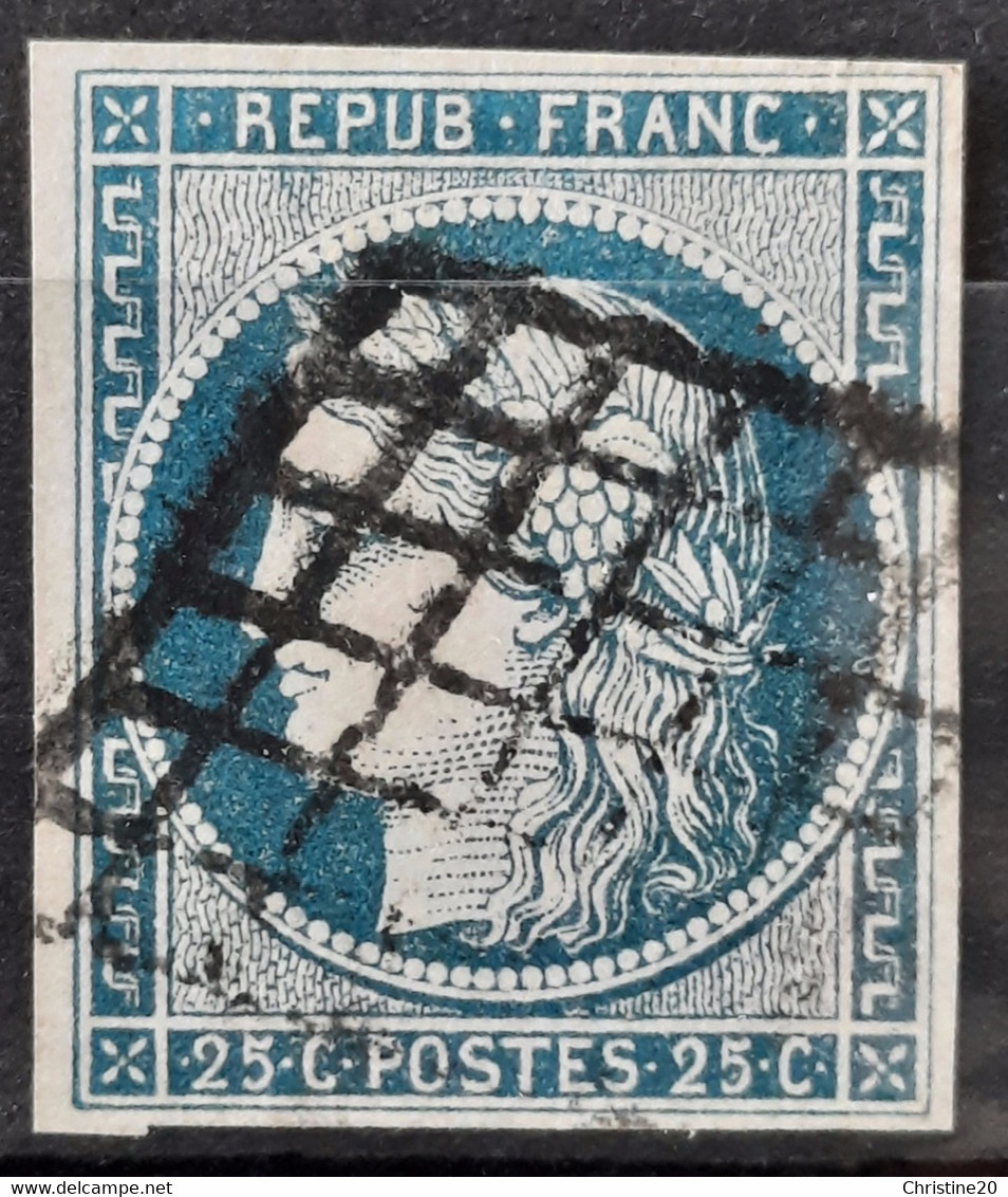 France 1850 N°4 Ob TB Cote 65€ - 1849-1850 Ceres