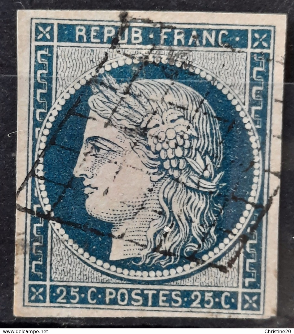 France 1850 N°4a Ob TB Cote 75€ - 1849-1850 Ceres