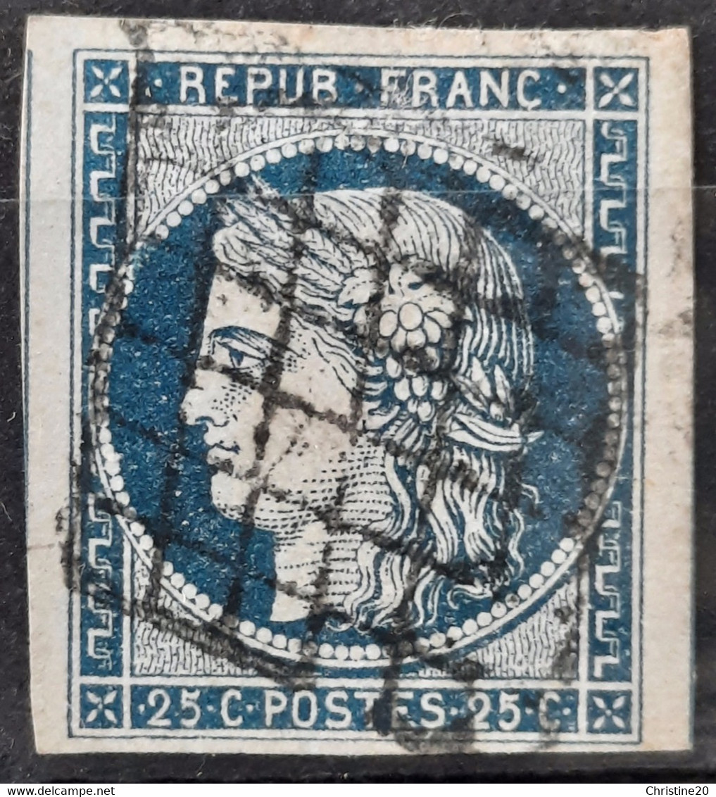 France 1850 N°4a Ob TB Cote 75€ - 1849-1850 Ceres