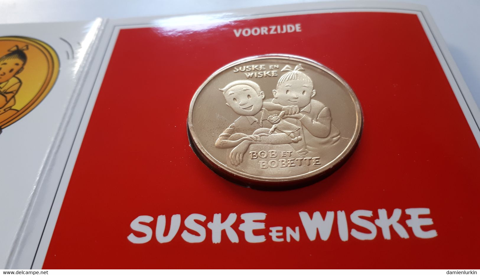 BELGIE KONINKLIJKE MUNT VAN BELGIE MEDAILLE SUSKE EN WISKE IN BLISTER - Profesionales / De Sociedad