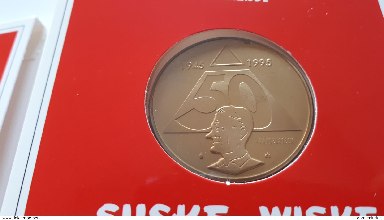 BELGIE KONINKLIJKE MUNT VAN BELGIE MEDAILLE SUSKE EN WISKE IN BLISTER - Firma's