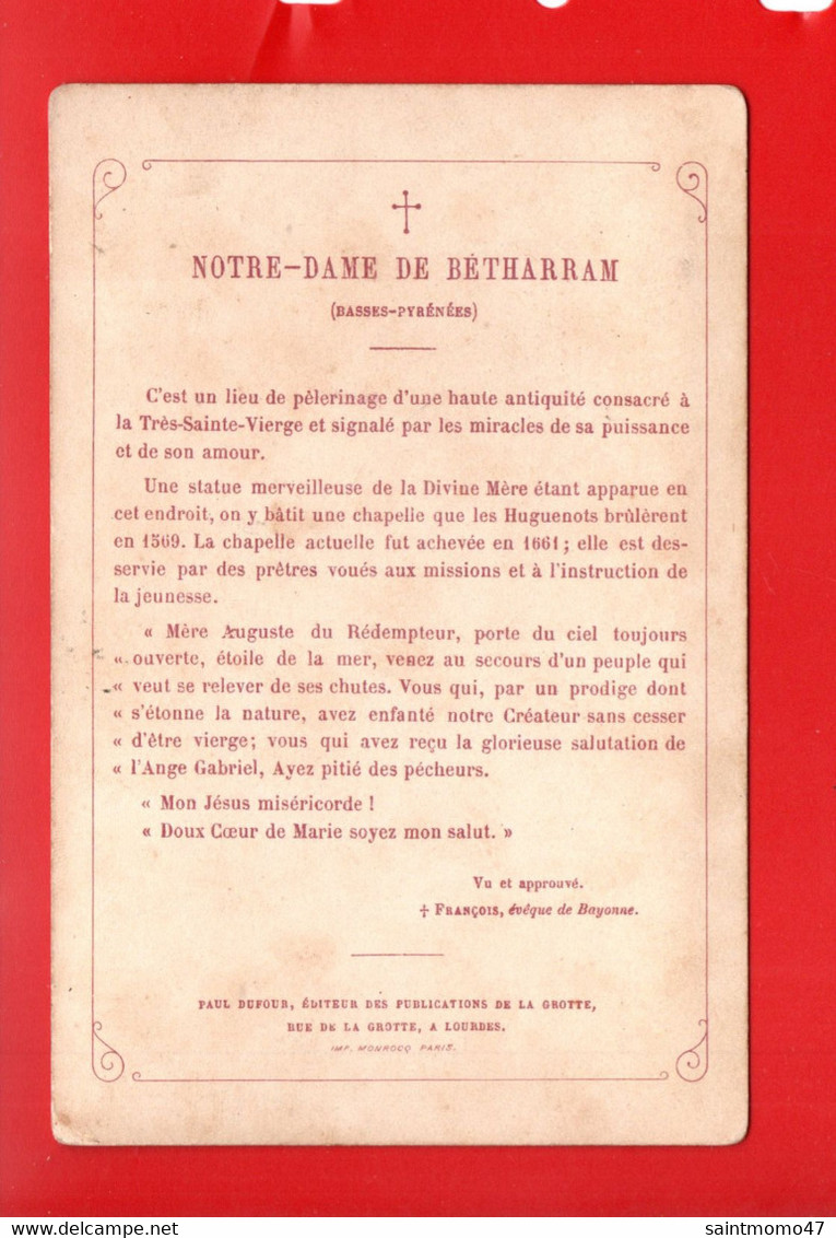 64 - BÉTHARRAM . " NOTRE-DAME DE BÉTHARRAM " .VUE GÉNÉRALE DE BÉTHARRAM  - Réf. N°12281 - - Luoghi Santi