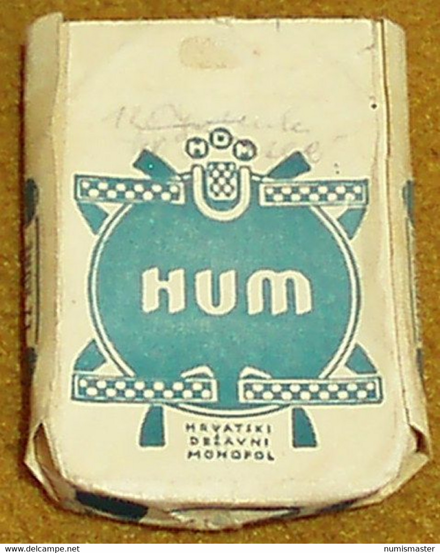 WW II , CROATIA N. D. H. CIGARETES HUM BOX - Etuis à Cigarettes Vides