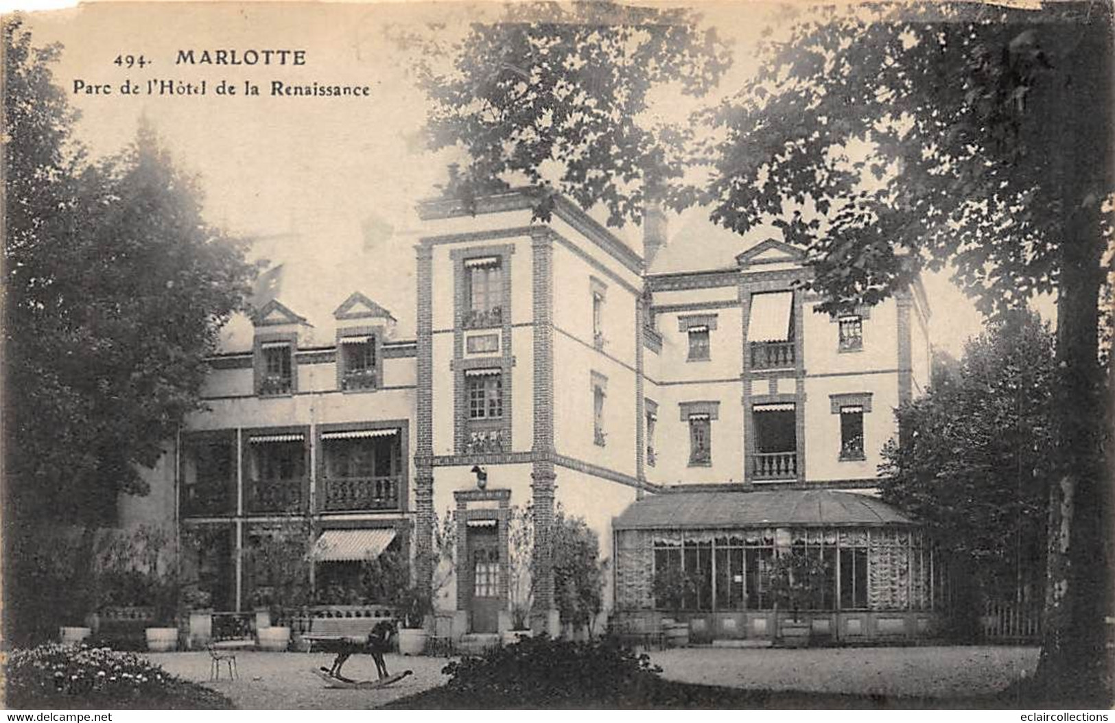 Marlotte           77          Parc D Hôtel De La Renaissance  N° 494       (voir Scan) - Autres & Non Classés