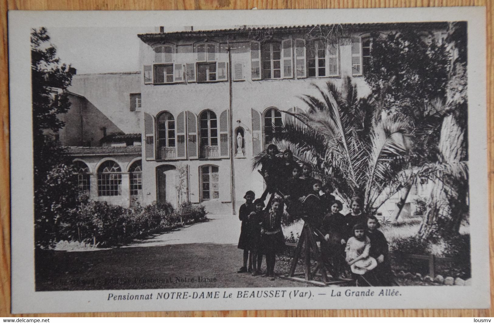 83 : Le Beausset - Pensionnat Notre-Dame - La Grande Allée - Animée : Enfants - (n°25580) - Le Beausset