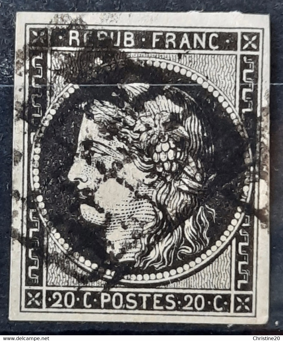 France 1849 N°3a Ob TB Cote 75€ - 1849-1850 Ceres