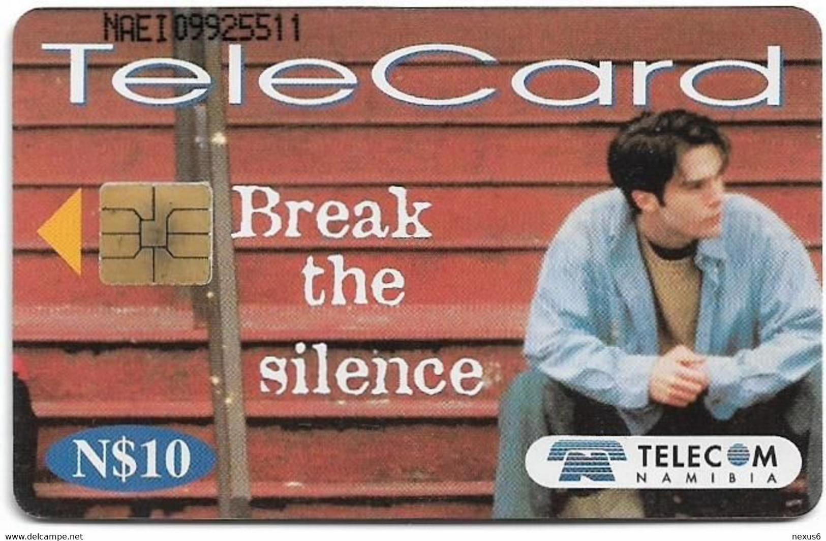 Namibia - Telecom Namibia - Break The Silence, Teenagers, Solaic, 2000, 10$, Used - Namibie