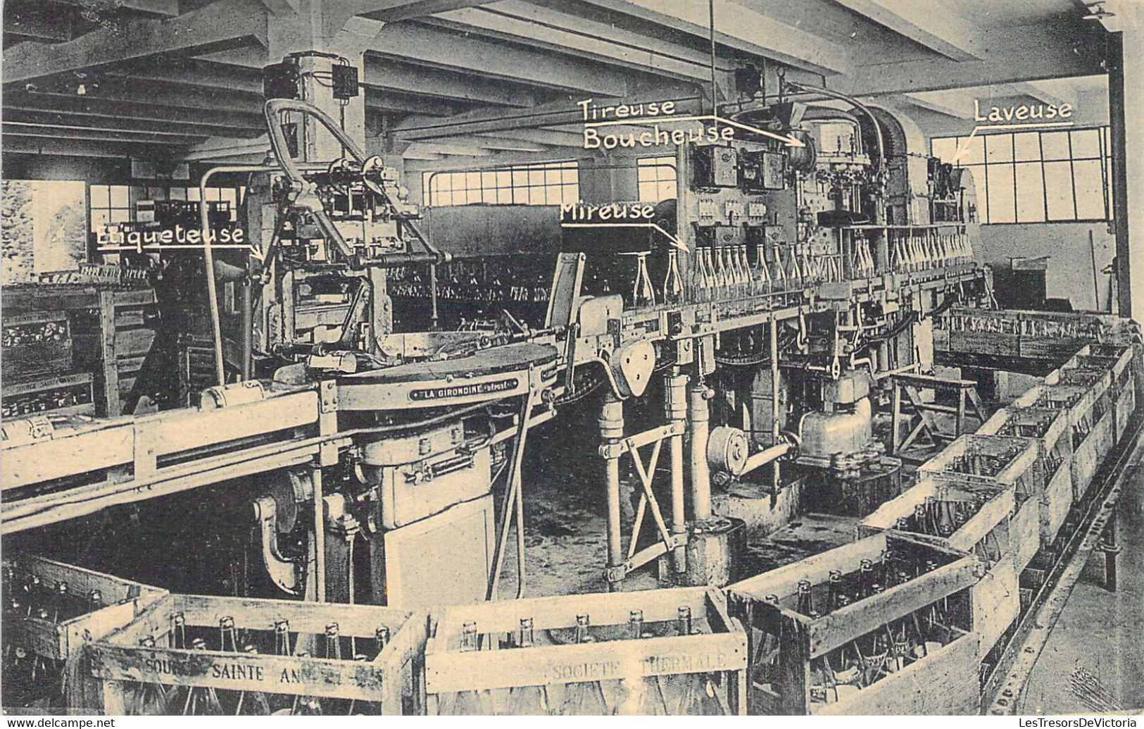 INDUSTRIE - Chaine De Production - Le Nouvel Embouteillage Automatique - Source St Anne - Carte Postale Ancienne - Sonstige & Ohne Zuordnung