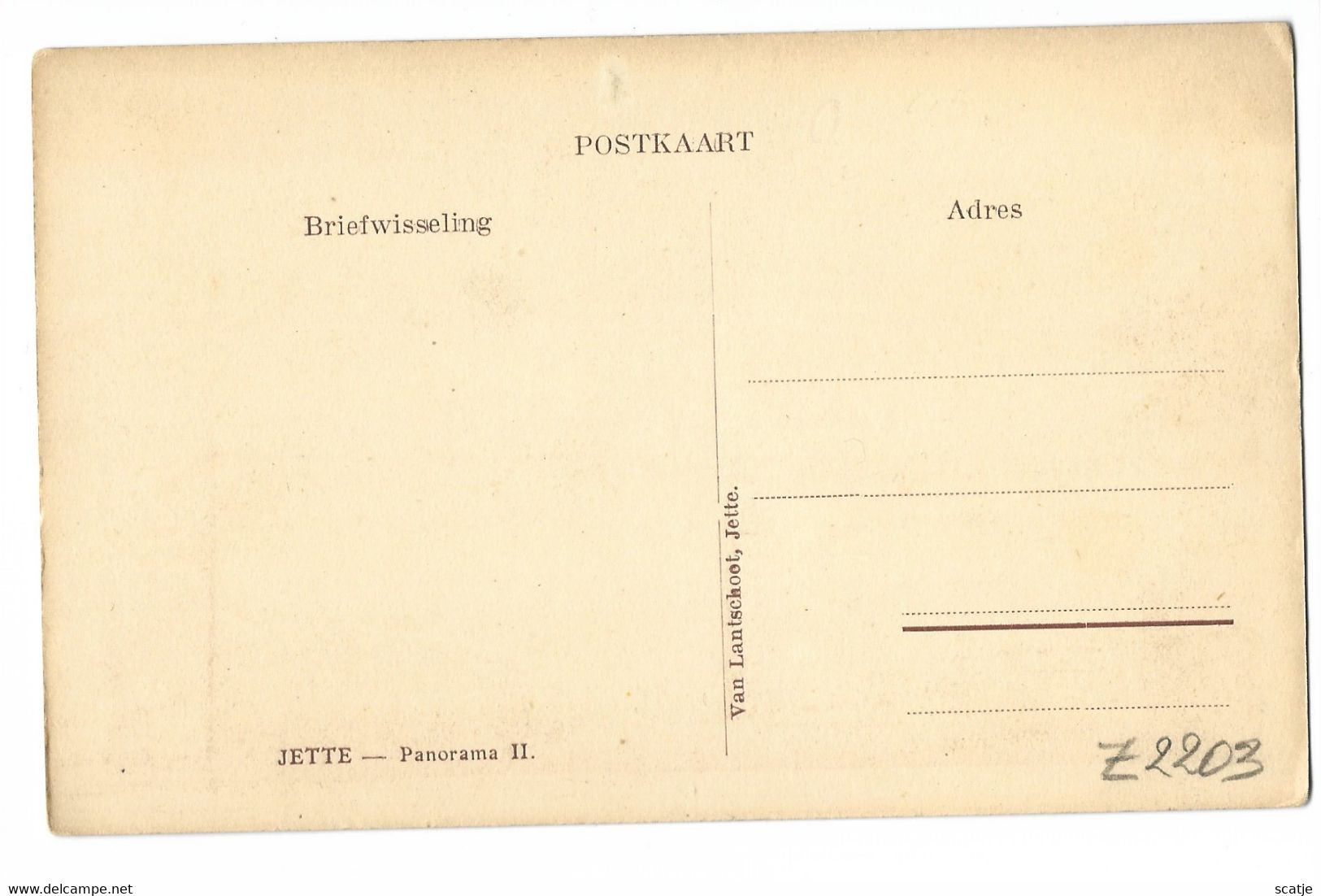 Jette.   -   Panorama II. - Jette