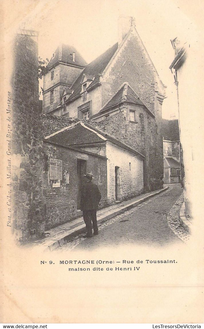 FRANCE - 61 - Mortagne Au Perche - Rue De Toussaint - Maison Dite De Henri IV - Carte Postale Ancienne - Mortagne Au Perche