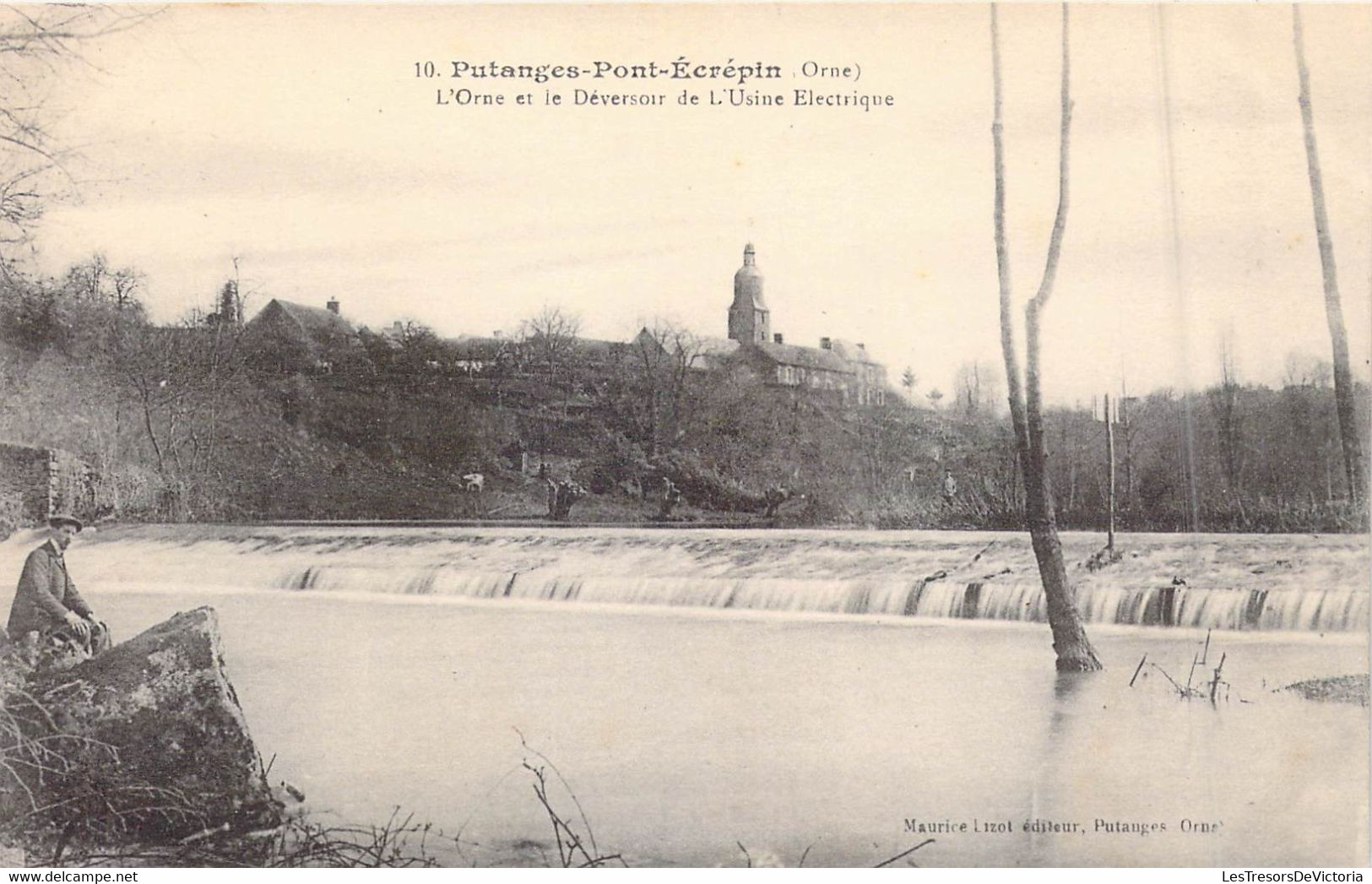 FRANCE - 61 - Putanges-Pont-Ecrépin - L'Orne Et Le Déversoir De L'Usine Electrique - Carte Postale Ancienne - Putanges