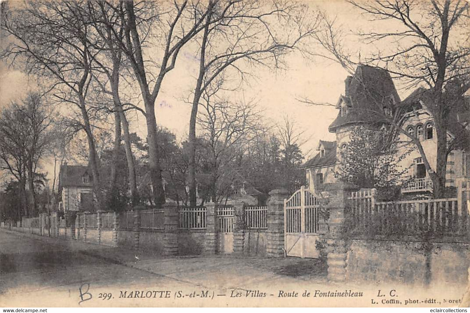 Marlotte           77        Les Villas Route De Fontainebleau    N°299   (voir Scan) - Other & Unclassified
