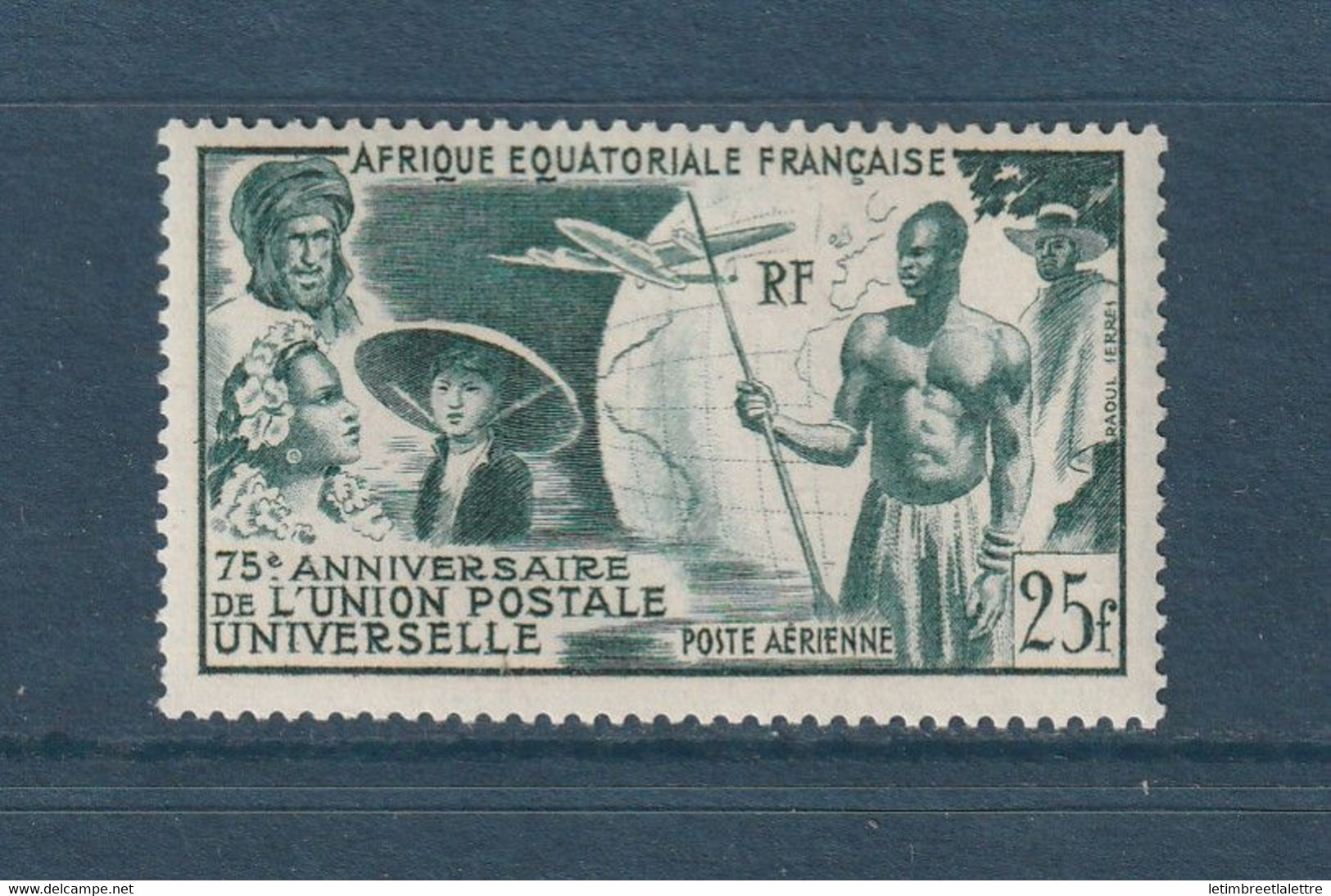 AEF - Poste Aérienne - YT N° 54 * - Neuf Avec Charnière - 1949 - Nuevos