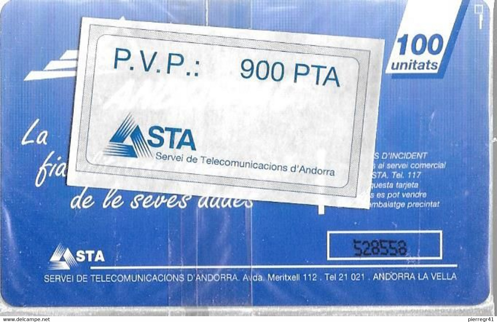 CARTE-PUCE-ANDORRE-100U-AND26-GEMB-Sans 2é Logo--06/95-NARCISSES JAUNES-N° Série 528558-NSB-TBE - Andorre