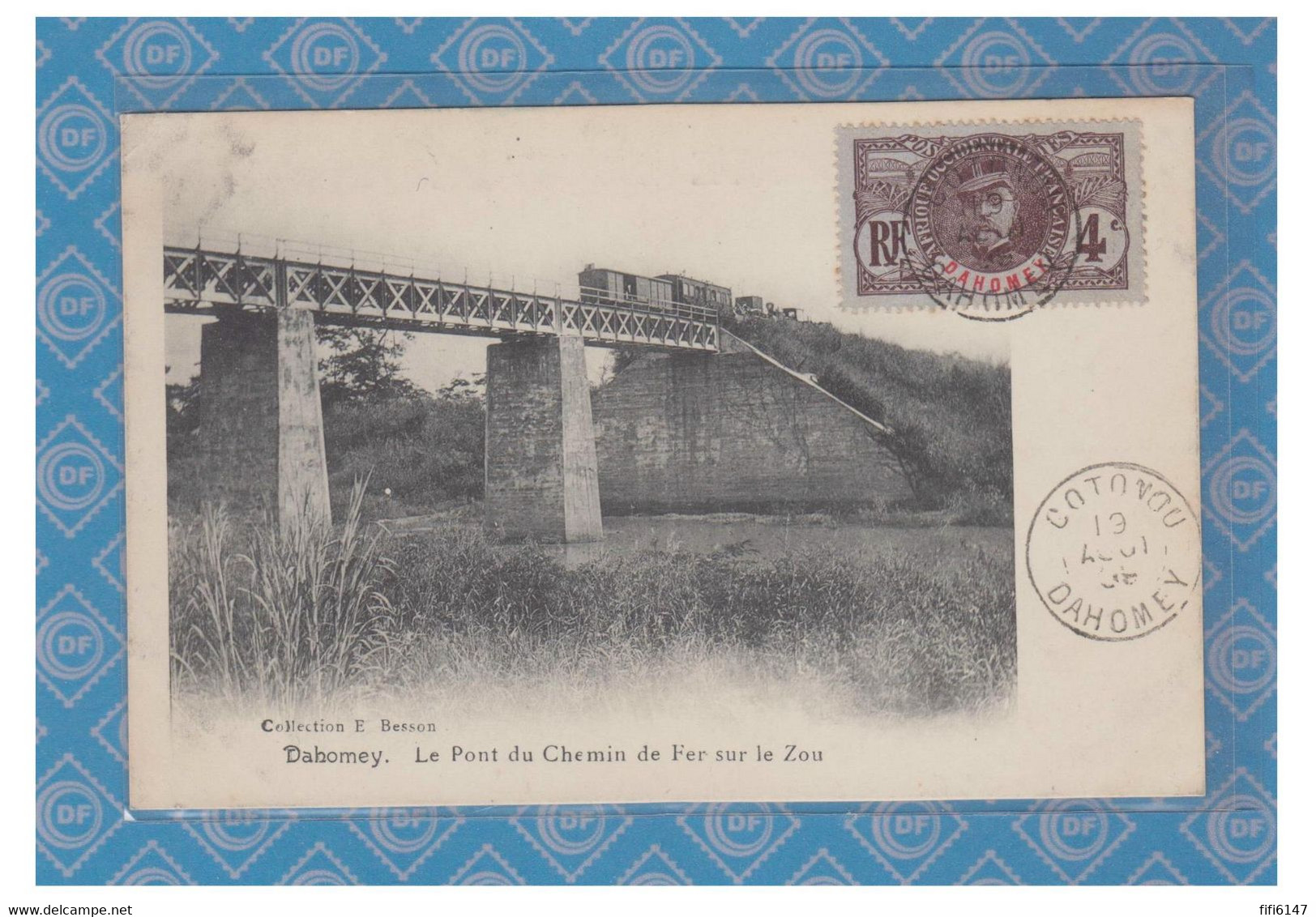 BENIN --Le Pont De Chemin De Fer Sur Le ZOU - - Structures