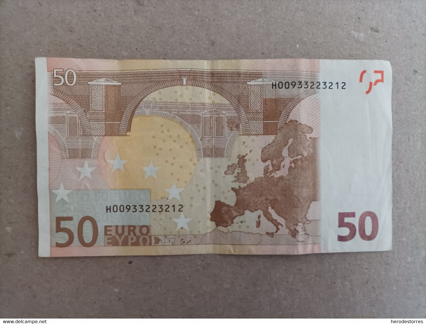 50 EURO SLOVENIE(H) R052, Last Draghi Letter Issued, Very Very Scarce - 50 Euro