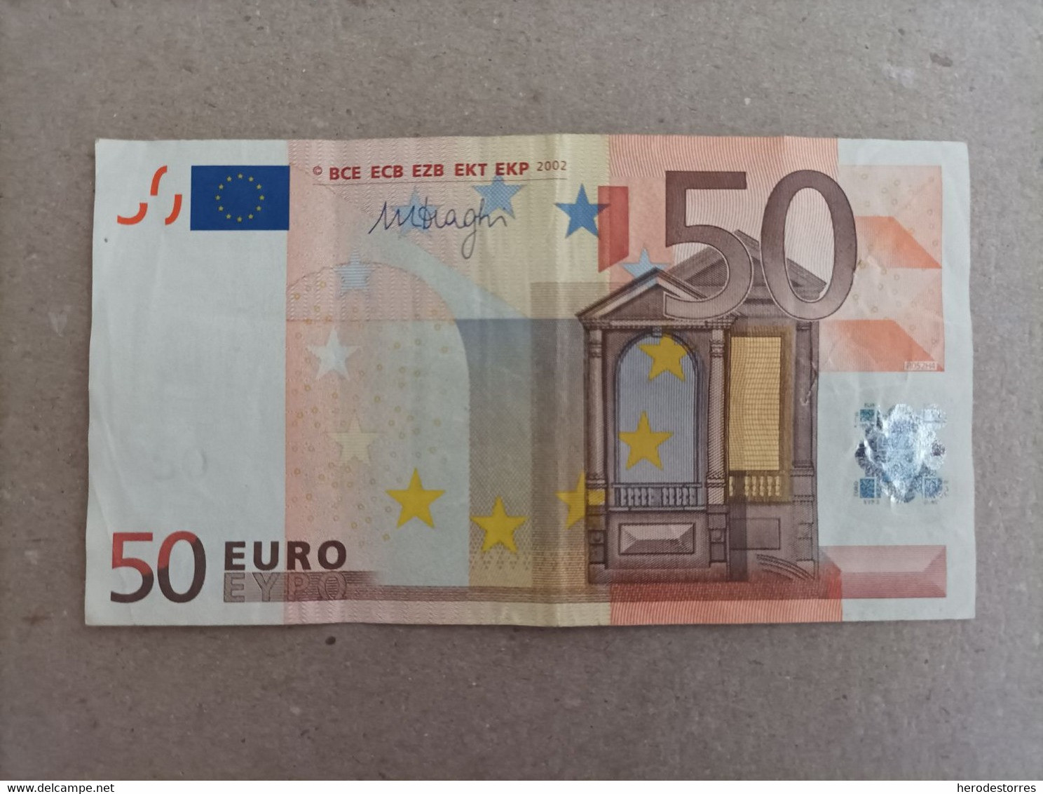 50 EURO SLOVENIE(H) R052, Last Draghi Letter Issued, Very Very Scarce - 50 Euro