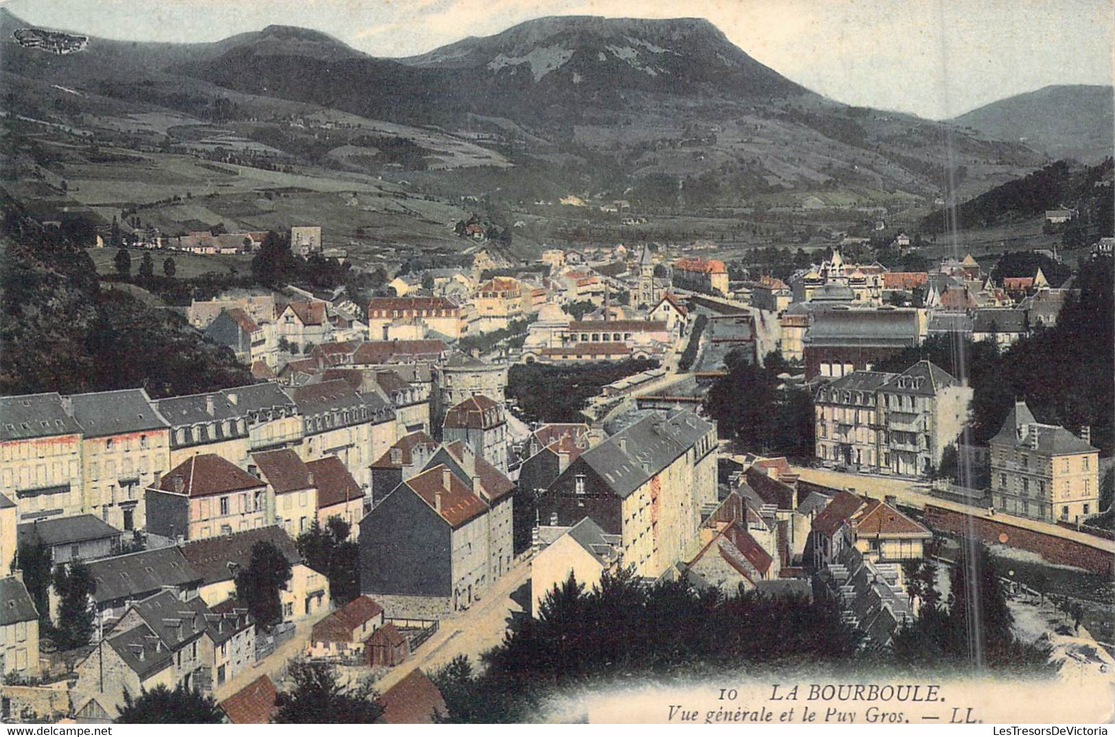 FRANCE - 63 - La Bourboule - Vue Générale Et Le Puy Gros - Carte Postale Ancienne - La Bourboule