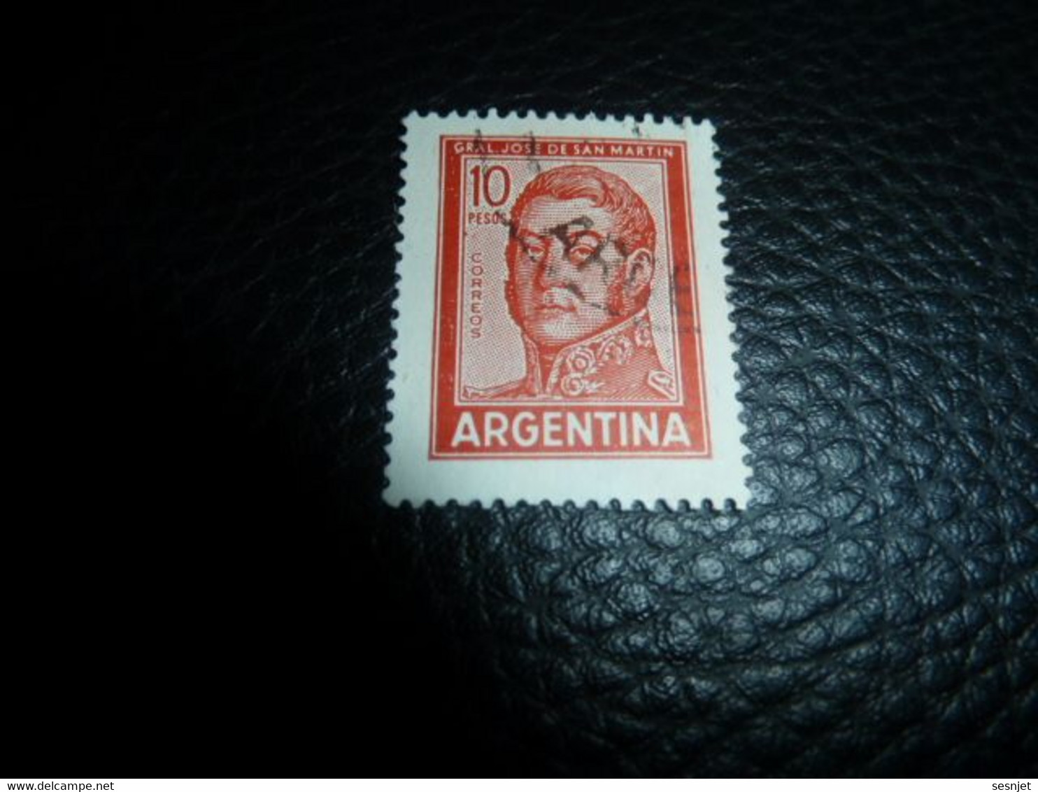 Argentina - Général José De San Martin - 10 Pesos - Yt 732 - Rouge - Oblitéré - Année 1966 - - Used Stamps