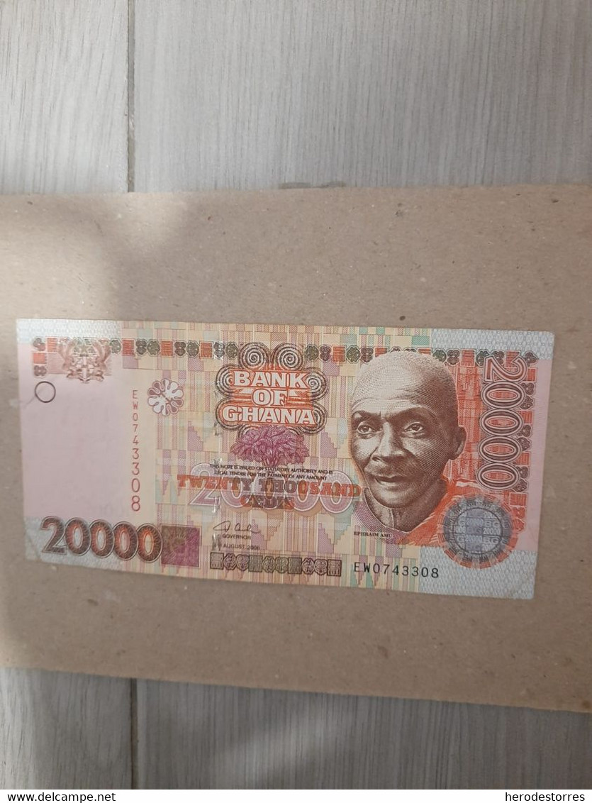 Billete De GHANA De 20000 Cedis, Año 2006 - Ghana