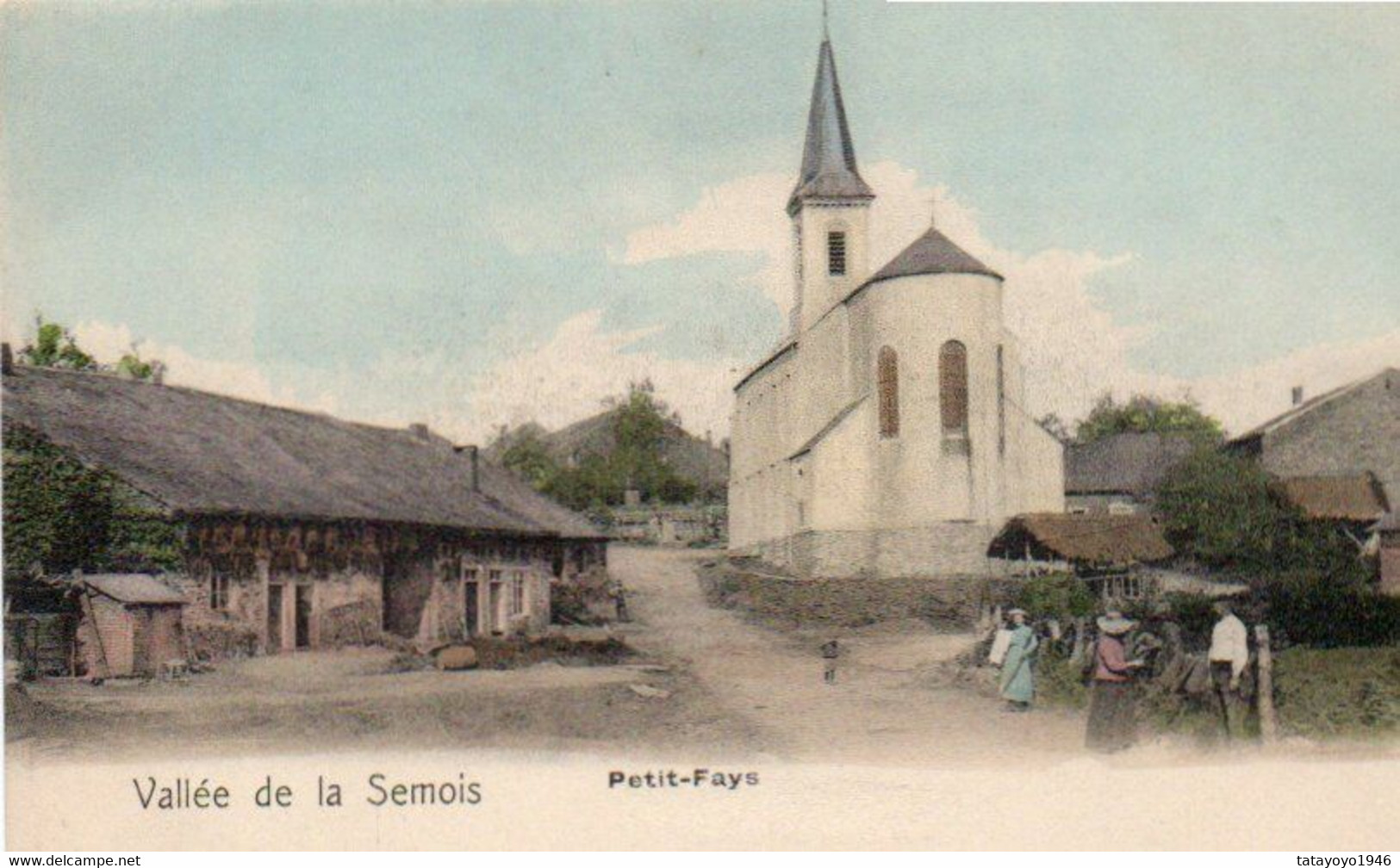 Vallée De La Semois   Petit-Fays Carte Colorisée Animée N'a Pas Circulé - Bievre