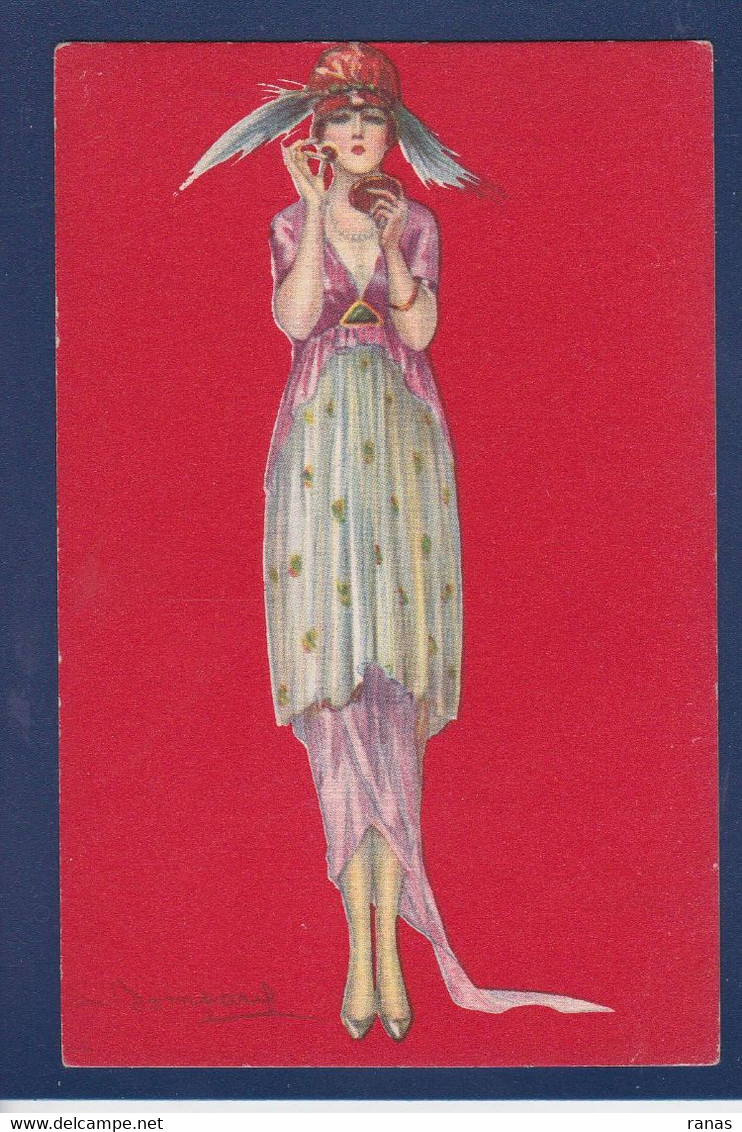 CPA BOMPARD Illustrateur Italien Art Déco Femme Woman Non Circulé 431-1 - Bompard, S.