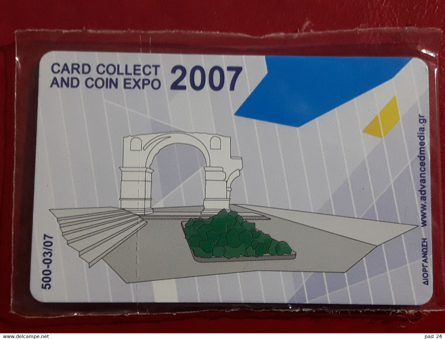 Εκθεσιακή Τηλεκάρτα  CARD COLLECT AND COIN EXPO 2007 319/500  (Αχρησιμοποίητο). - Opérateurs Télécom