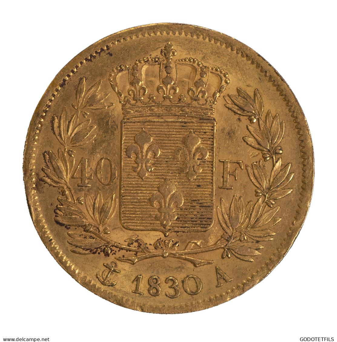 Charles X-40 Francs 1830 Paris - 40 Francs (goud)