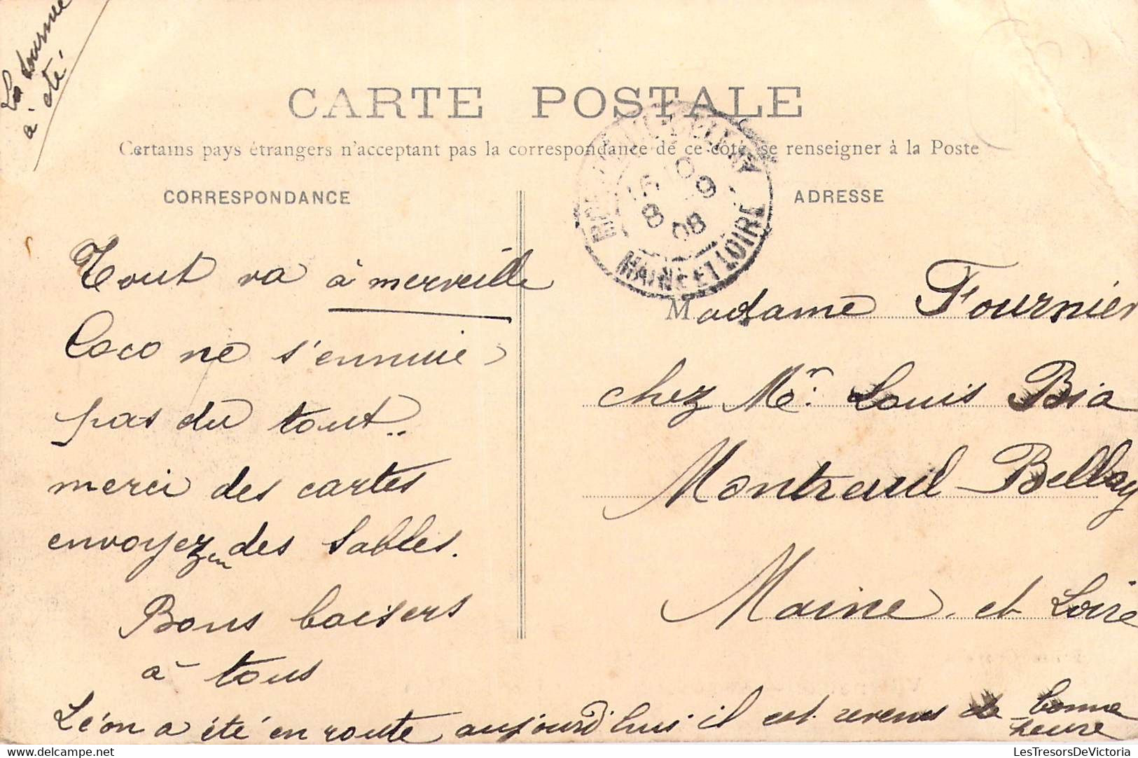FRANCE - 10 - Villenauxe - Avenue De La Gare Et Entrée Du Pays - Editeur : Chopelin  - Carte Postale Ancienne - Andere & Zonder Classificatie