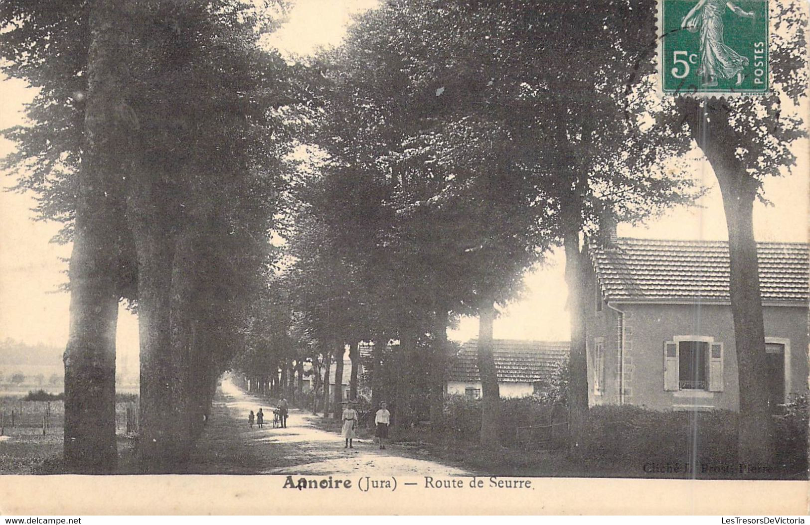 FRANCE - 39 - Annoire - Route De Seurre - Animée - Carte Postale Ancienne - Andere & Zonder Classificatie