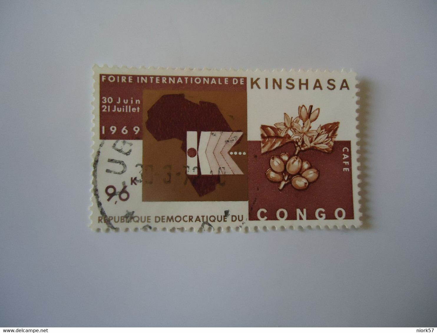 CONGO   USED  STAMPS   CAFE - Sonstige & Ohne Zuordnung