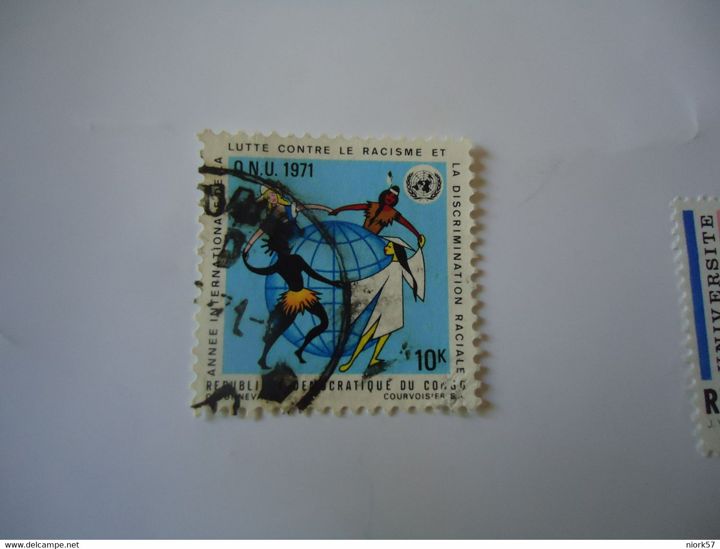 CONGO   USED  STAMPS  NO RASISME - Autres & Non Classés