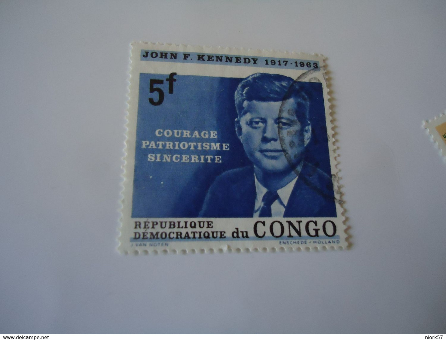 CONGO USED   STAMPS  KENNEDY - Autres & Non Classés