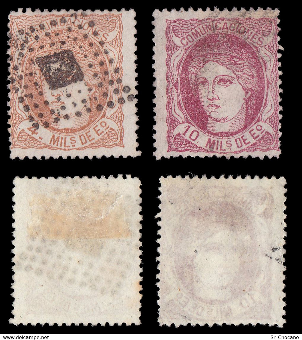 1870.Efigie.12 Valores Usado.Edifil.102/110 Y 112/114 - Used Stamps