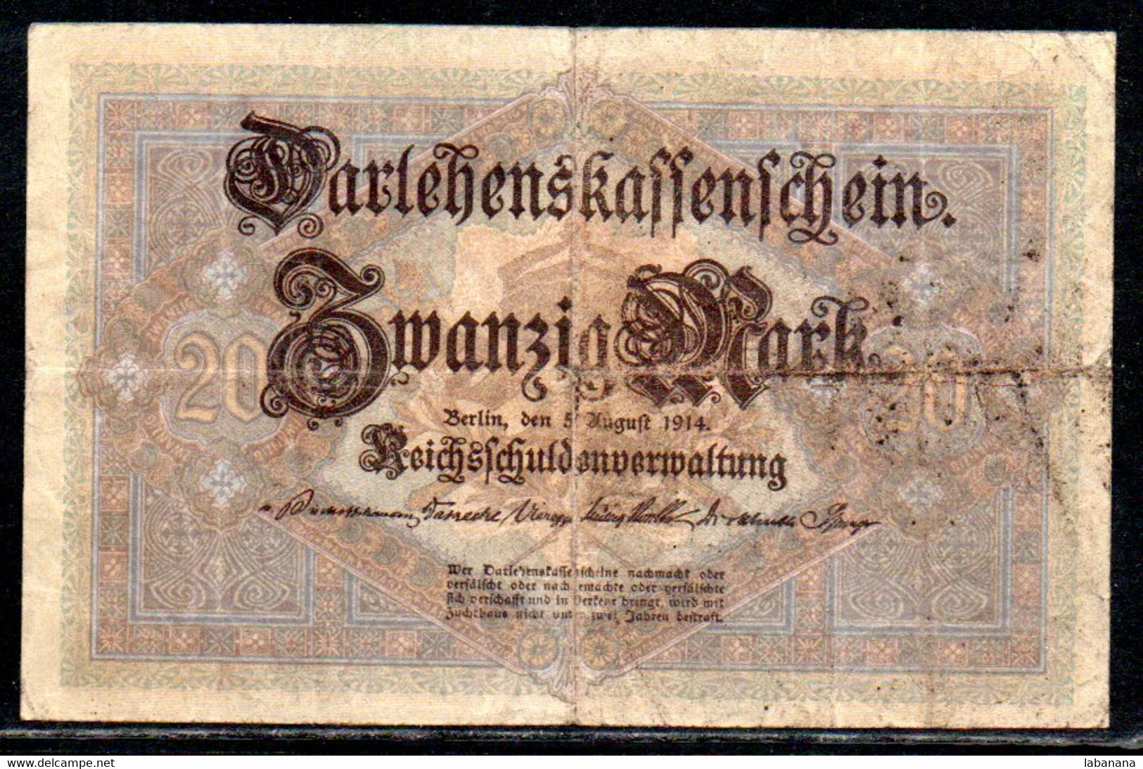 659-Allemagne 20m 1914 K450 - 20 Mark