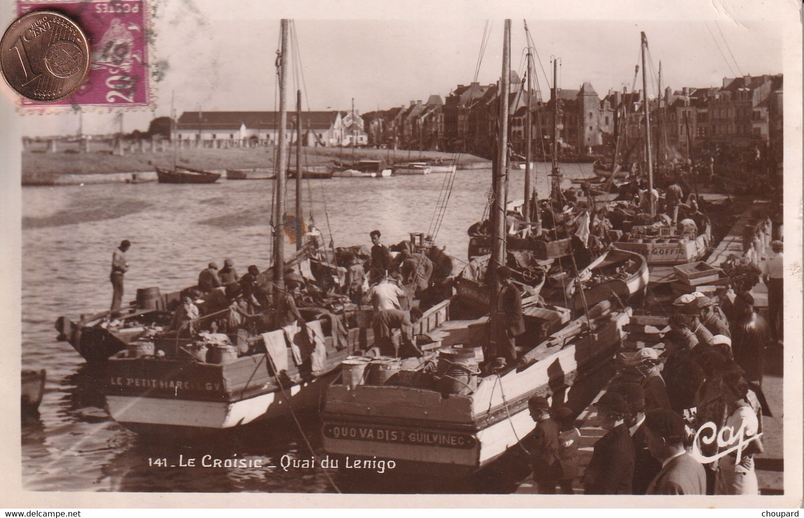 44- Très Belle Carte Postale Semi Moderne De   LE CROISIC   Quai Du Lenigo - Le Croisic