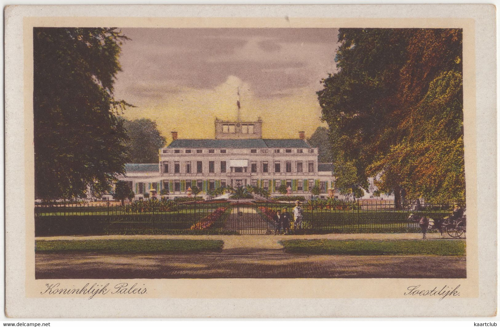 Koninklijk Paleis Soestdijk. - (Utrecht, Nederland/Holland) - Hondenkar - Uitg.: H.J. Den Boer Uitgever, Baarn - Soestdijk