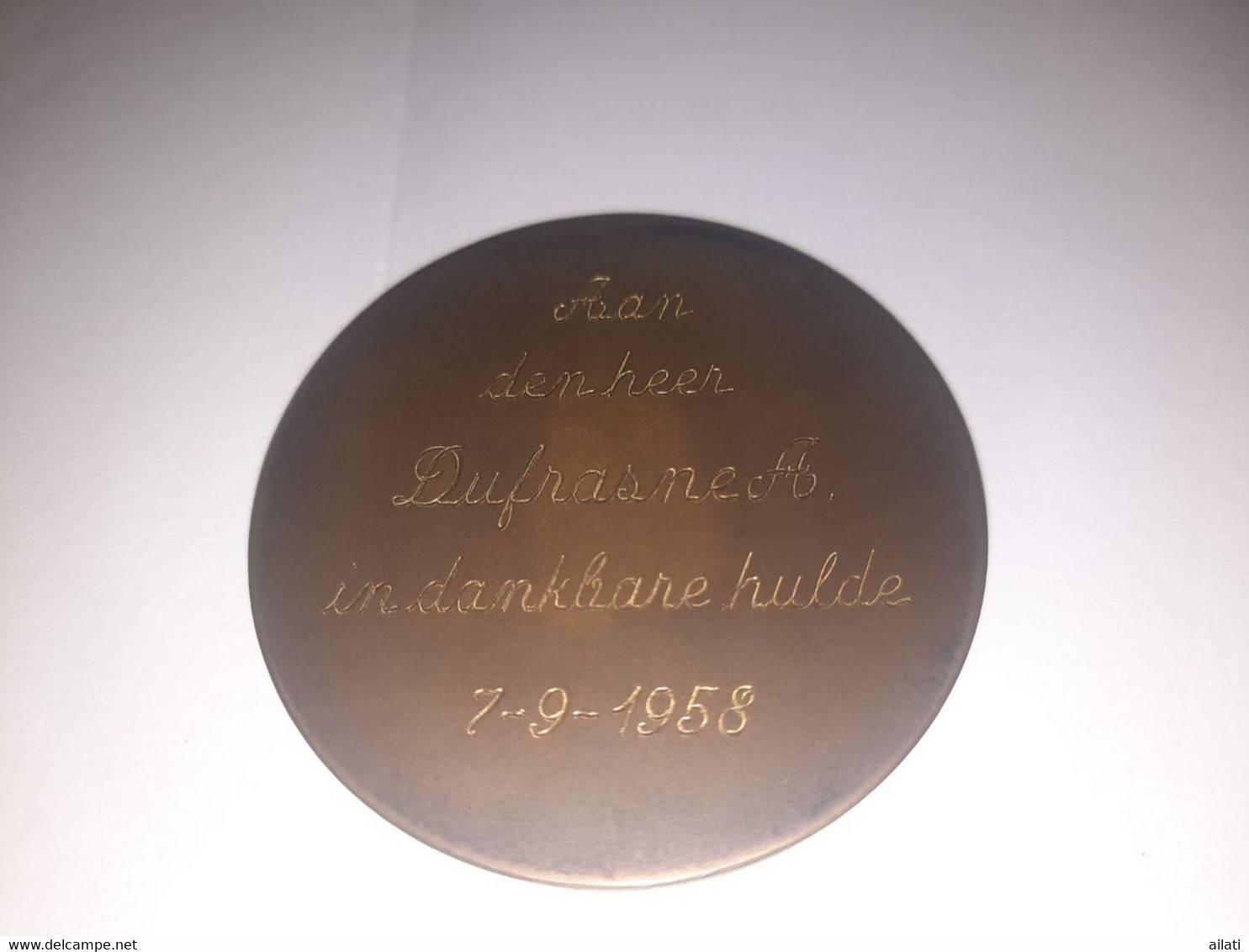 Médaille Belges De Lakenhalle Yser - Profesionales / De Sociedad