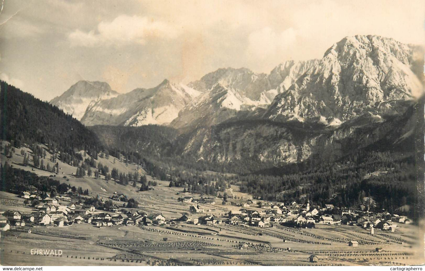 Postcard Austria > Tirol > Ehrwald 1964 Panorama - Ehrwald