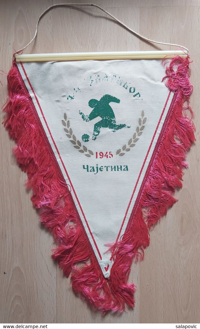 FK Zlatibor Čajetina, Serbia Football Club SOCCER, FUTBOL, CALCIO PENNANT, SPORTS FLAG SZ74/33 - Habillement, Souvenirs & Autres