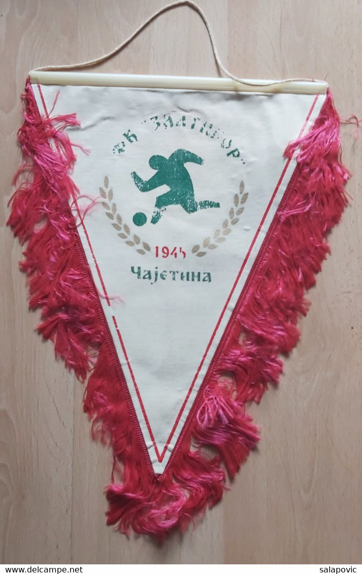 FK Zlatibor Čajetina, Serbia Football Club SOCCER, FUTBOL, CALCIO PENNANT, SPORTS FLAG SZ74/33 - Bekleidung, Souvenirs Und Sonstige