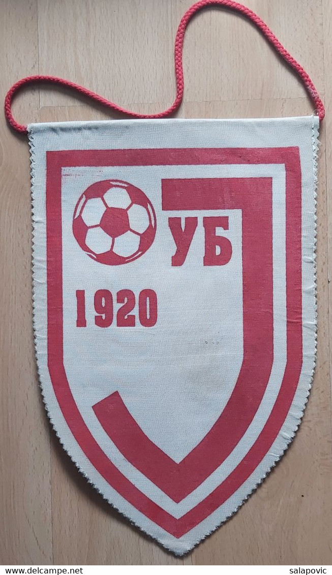 FK Jedinstvo Ub, Serbia Football Club SOCCER, FUTBOL, CALCIO PENNANT, SPORTS FLAG SZ74/35 - Habillement, Souvenirs & Autres