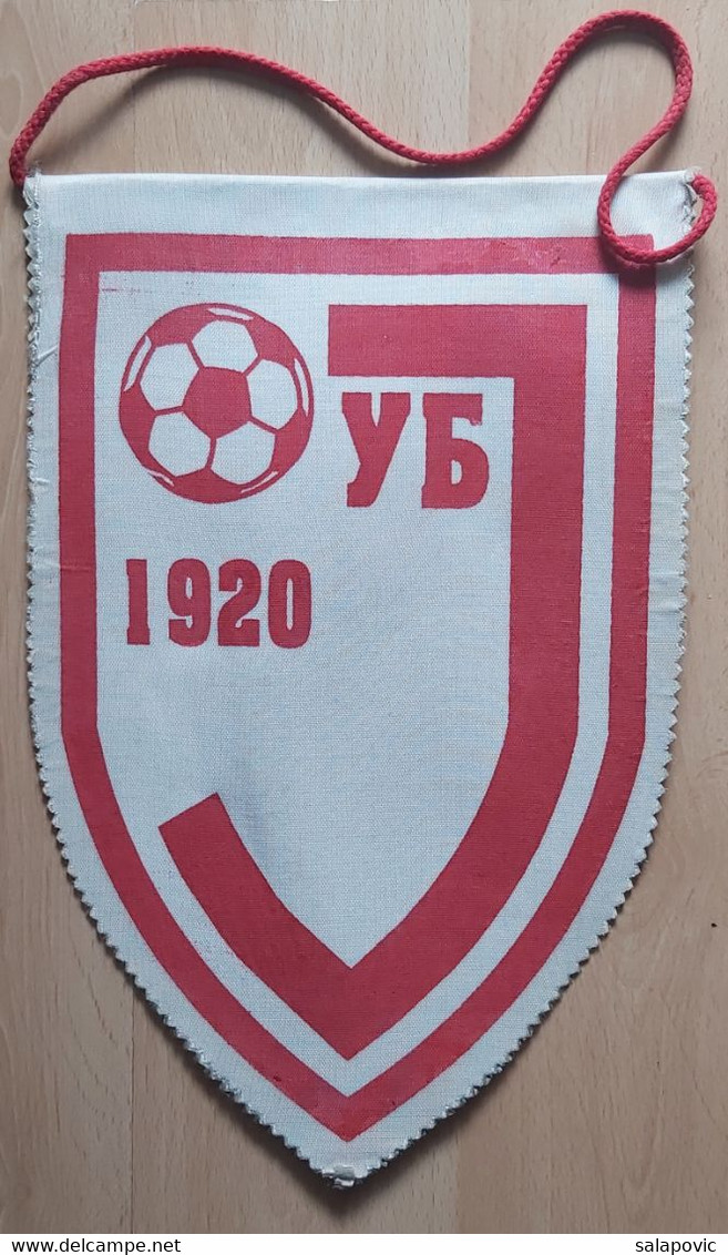 FK Jedinstvo Ub, Serbia Football Club SOCCER, FUTBOL, CALCIO PENNANT, SPORTS FLAG SZ74/35 - Habillement, Souvenirs & Autres