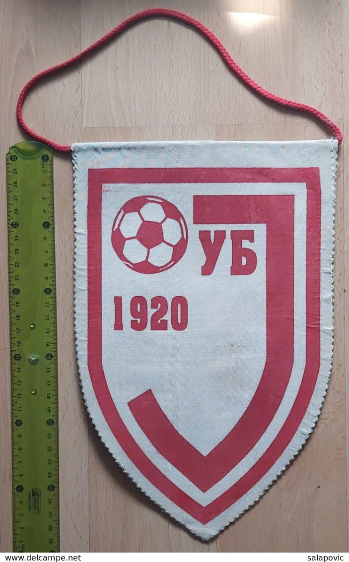 FK Jedinstvo Ub, Serbia Football Club SOCCER, FUTBOL, CALCIO PENNANT, SPORTS FLAG SZ74/35 - Habillement, Souvenirs & Autres