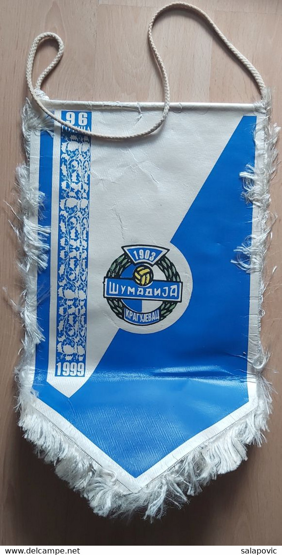 FK "Sumadija" Kragujevac Serbia Football Club SOCCER, FUTBOL, CALCIO PENNANT, SPORTS FLAG SZ74/41 - Abbigliamento, Souvenirs & Varie